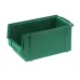 SKRZYNKA MAGAZYNOWA TYP1 - 199X135X100MM ZIELONY - NOŚNOŚĆ 2KG - PP