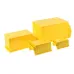 SKRZYNKA MAGAZYNOWA TYP2 - 298X179X149MM ŻÓŁTA - NOŚNOŚĆ 4KG - PP