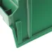 SKRZYNKA MAGAZYNOWA TYP2 - 298X179X149MM ZIELONA - NOŚNOŚĆ 4KG - PP