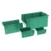 SKRZYNKA MAGAZYNOWA TYP2 - 298X179X149MM ZIELONA - NOŚNOŚĆ 4KG - PP