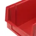 SKRZYNKA MAGAZYNOWA TYP3 - 400X269X199MM CZERWONA - NOŚNOŚĆ 8KG - PP