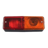 LAMPA TYLNA ZESP. 2-SEGM. L/P PRZYCZEPKA PROSTOKĄTNA, BEZ PRZEWODU, 12/24V