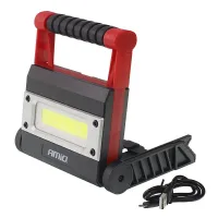 NAŚWIETLACZ LED AKUMUL, 1000LM, 2200MAH +PODSTAWA - ŁADOWANIE MICRO USB