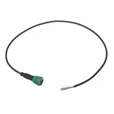 FRISTOM WTYBAJONETP M10 — WTYCZKA BAJONET 5 PIN, ZIELONA Z PRZEWODEM 1M