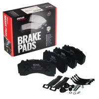 KLOCKI HAM. MB ACTROS MP3/4/5 -2010R- PRZÓD 245X112,5X30/35MM