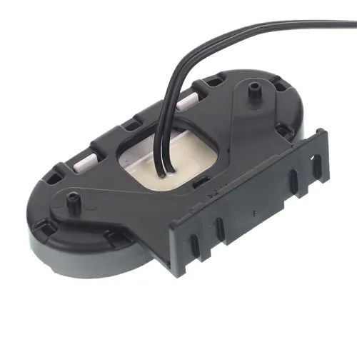 LAMPA OBRYSOWA BIAŁA DIODOWA Z UCHWYTEM I ODBLASKIEM, OWALNA 12/24V, DIODY CENTRALNIE