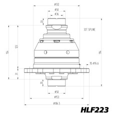 BLACKLINE BL-223 — Szpera torsen Blackline BMW E46 E39 E60 E90 E92