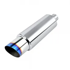 RACINGFACTORY EX1-KON-76SMK — TŁUMIK KOŃCOWY PRZELOTOWY SMOKE TIP 76MM