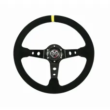 EVOLUTION X EVOX-KR-01 — Kierownica Evolution X - zamsz żółty pasek