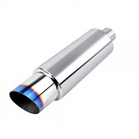 Tłumik końcowy przelotowy smoke tip 57mm