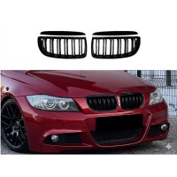 Nerki grill BMW E90 E91 Gloss Black 05-08