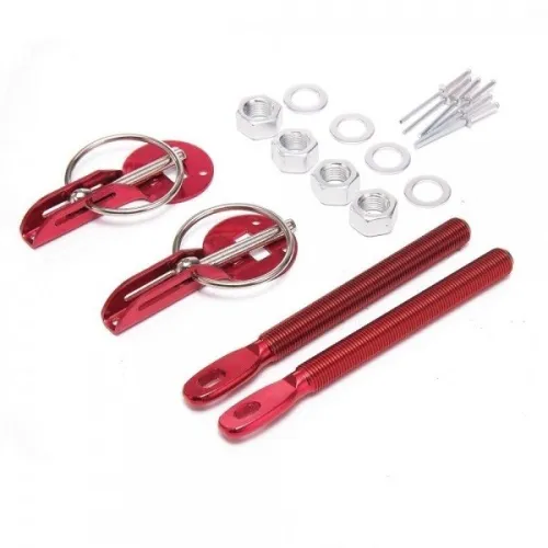 Zapinki maski aluminiowe Red