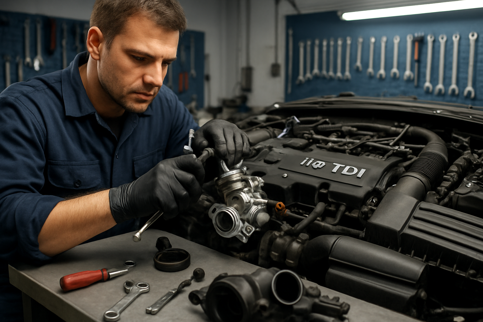 Zawór EGR Pierburg w 1.6 TDI – objawy, diagnostyka, naprawa